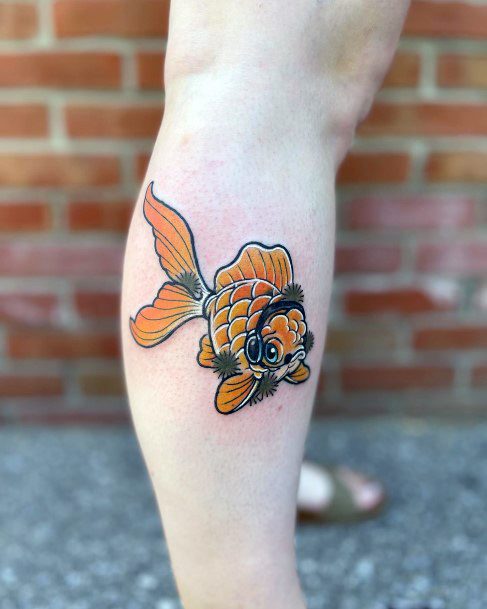 Pretty Goldfish Tattoos Women