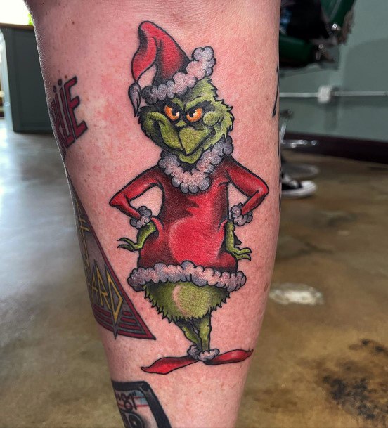 Pretty Grinch Tattoos Women