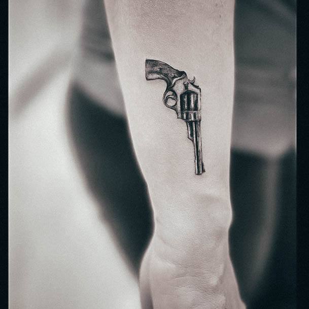 Pretty Gun Tattoos Women