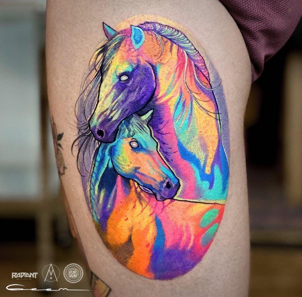 Pretty Horse Tattoos Women