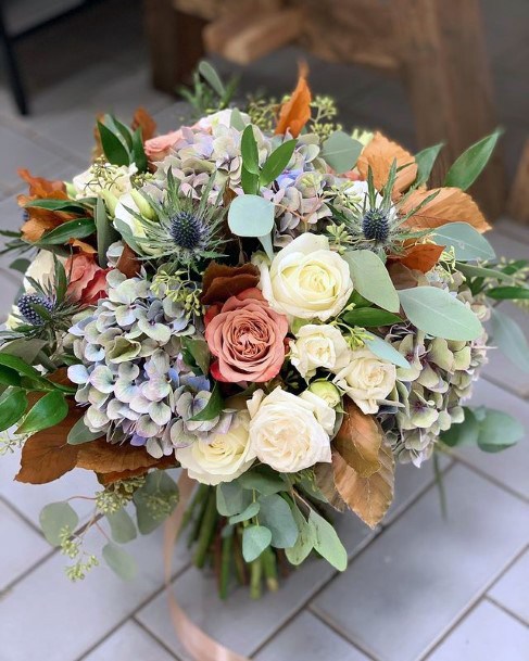 Pretty Hydrangea Wedding Flower Globe