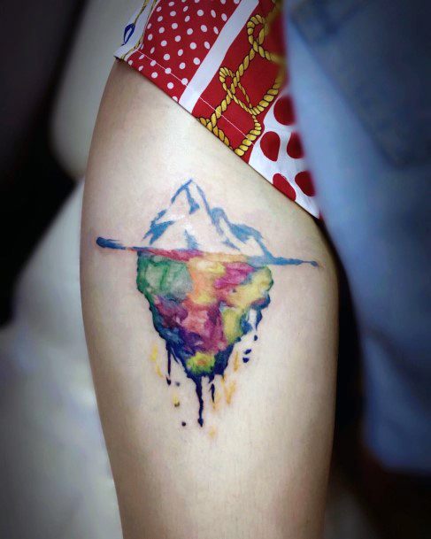 Pretty Iceberg Tattoos Women