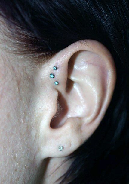 Pretty Interesting Design Multiple Forward Helix Piercing Unique Ideas For Women