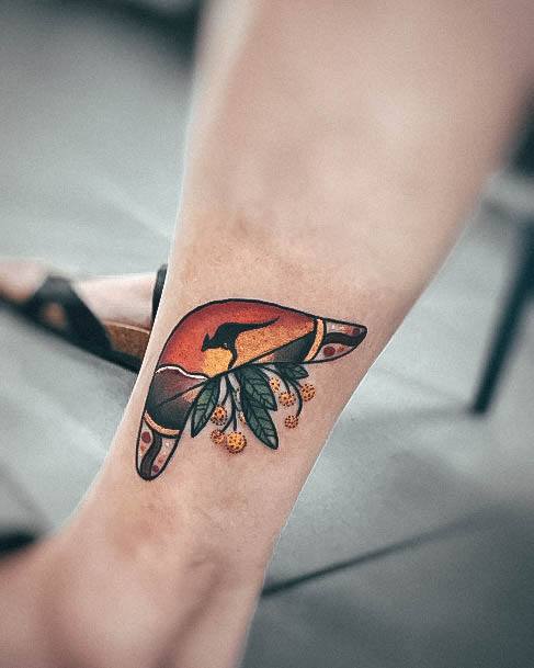 Pretty Kangaroo Tattoos Women