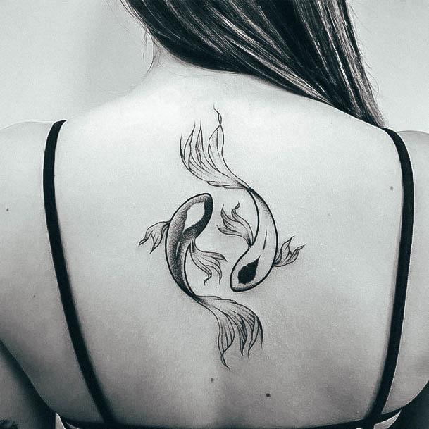 Pretty Koi Fish Tattoos Women