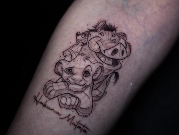 Pretty Lion King Tattoos Women