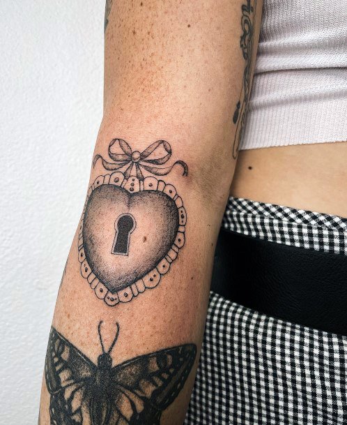 Pretty Locket Tattoos Women