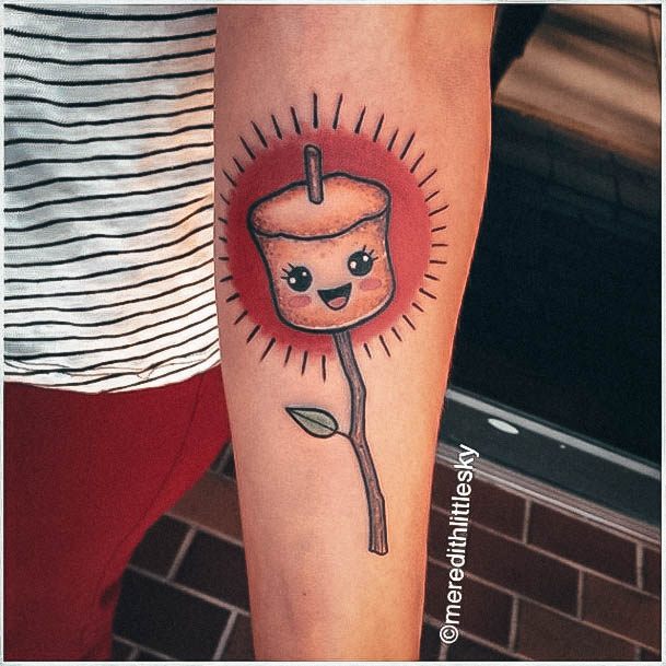 Pretty Marshmallow Tattoos Women