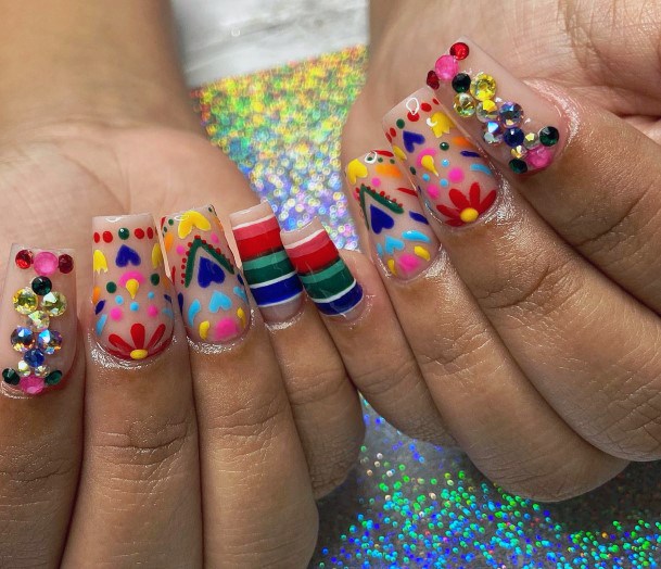 Pretty Mexican Nails Women