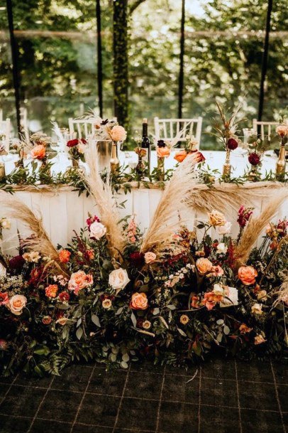 Pretty November Wedding Flowers