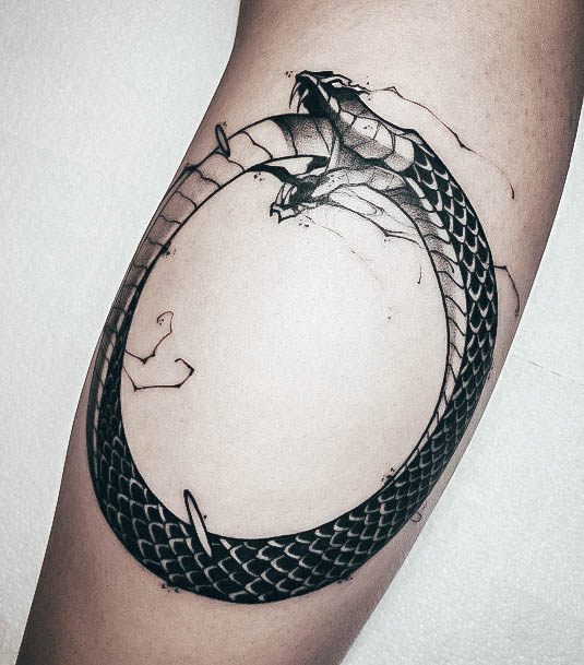 Pretty Ouroboros Tattoos Women