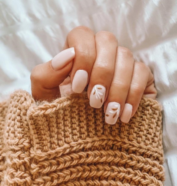 Pretty Pale Pink Nails Women