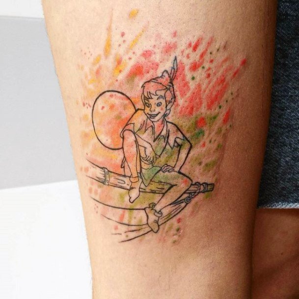 Pretty Peter Pan Tattoos Women