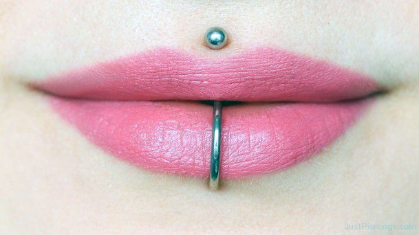 Pretty Piercing Ideas For Girls Classy Labret And Medusa Lip