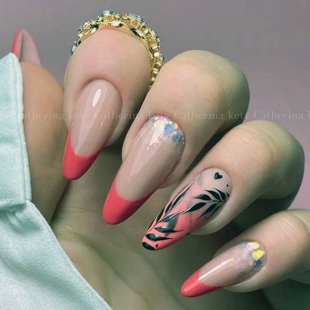 Pretty Pink Summer Nails Women