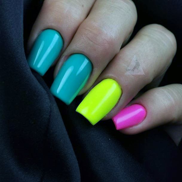 Pretty Plain Nails Women