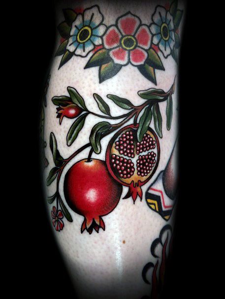 Pretty Pomegranate Tattoos Women