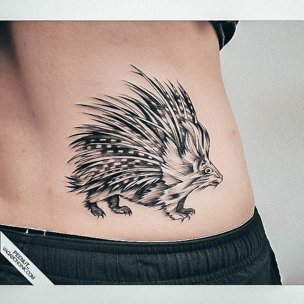 Pretty Porcupine Tattoos Women