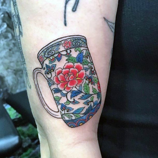 Pretty Pottery Tattoos Women