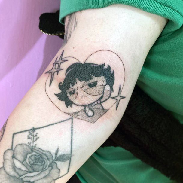 Pretty Powerpuff Girls Buttercup Tattoos Women