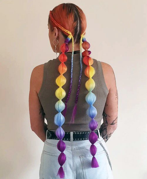 Pretty Rainbow Hairstyless Women