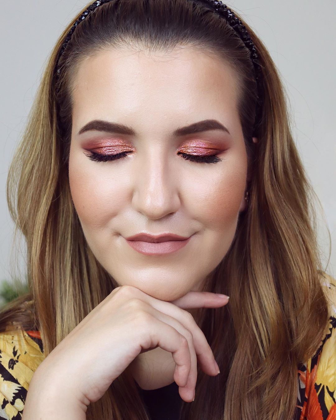 Pretty Rose Gold Womens Eye Makeup Looks