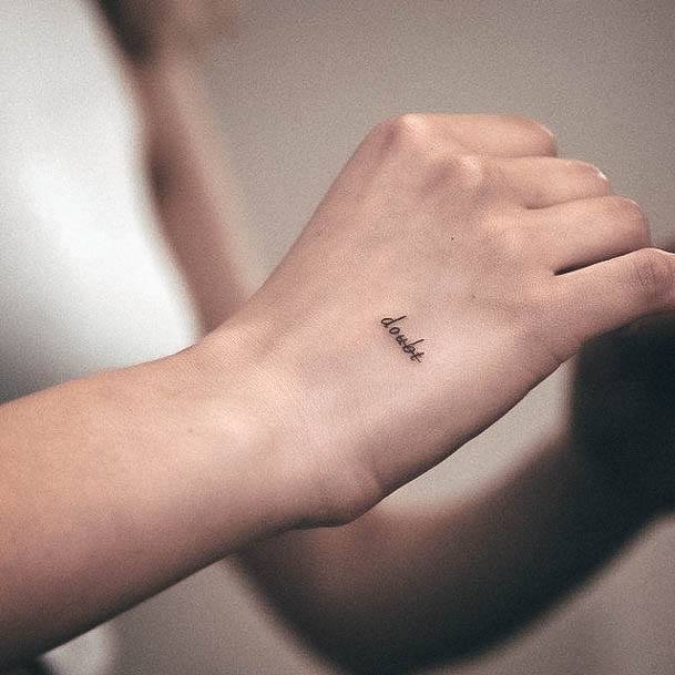Pretty Small Hand Tattoos Women