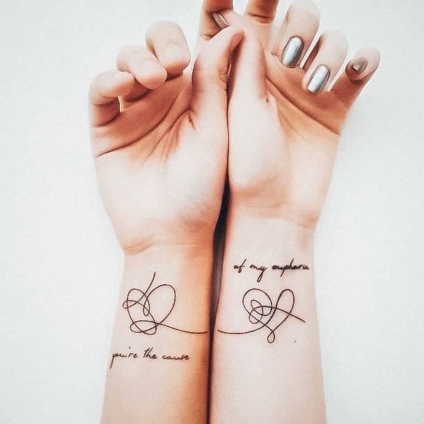 Pretty Small Wrist Tattoos Women