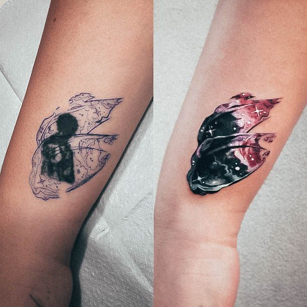 Pretty Space Tattoos Women