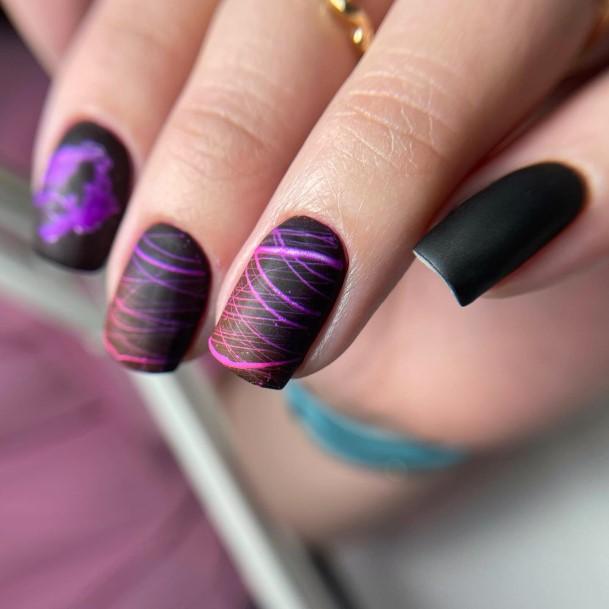 Pretty Spider Nails Women