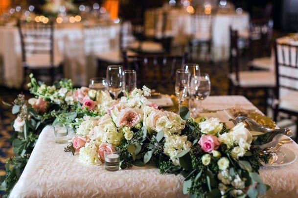 Pretty Spring White Flowers Wedding