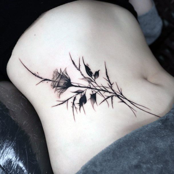 Pretty Thorns Tattoos Women