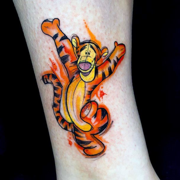 Pretty Tigger Tattoos Women