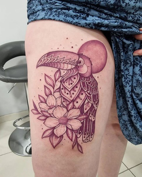 Pretty Toucan Tattoos Women