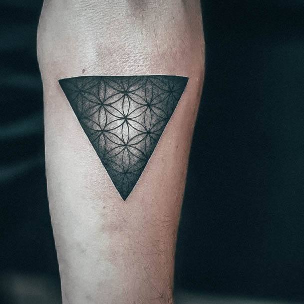 Pretty Triangle Tattoos Women