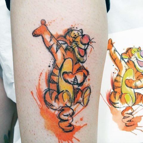 Pretty Winnie The Pooh Tattoos Women