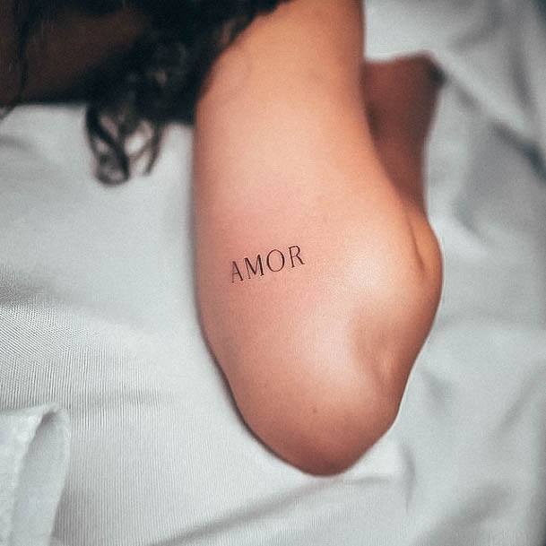 Pretty Word Tattoos Women