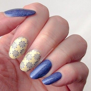 Purple And Yellow Nail Design Inspiration For Women