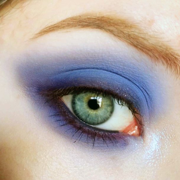 Purple Blue Grey Eyeshadow Women