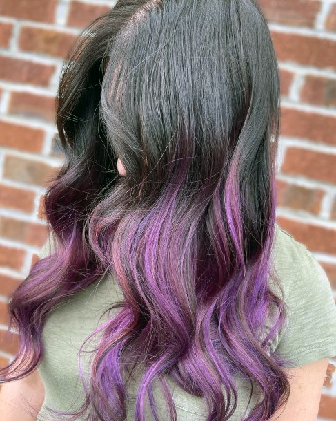 Purple Hairstyles Art For Women