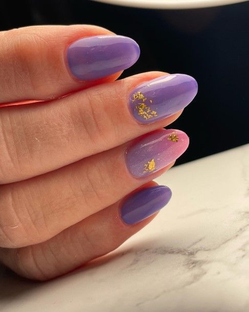 Purple Nails Feminine Ideas