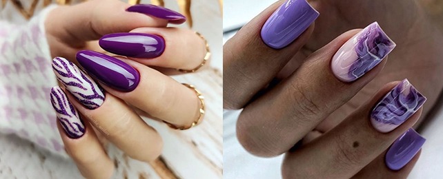 Top 100 Best Purple Nails For Women – Deep Fingernail Design Ideas