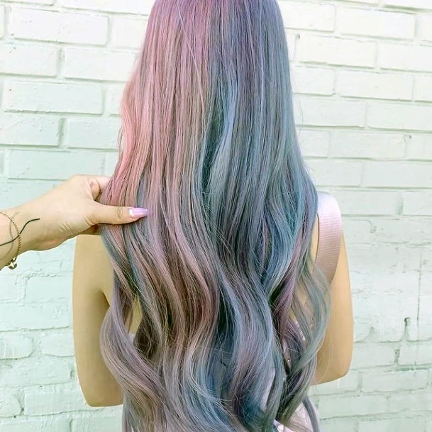 Purple Ombre Hairstyless For Girls