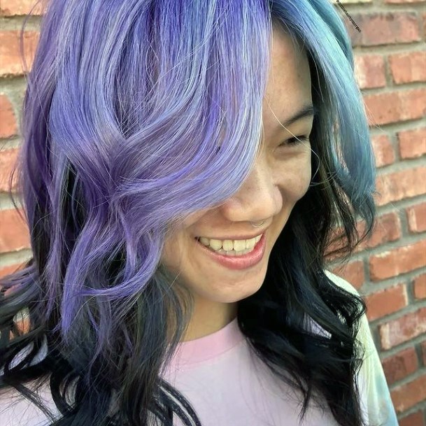 Purple Ombre Womens Hairstyles Ideas