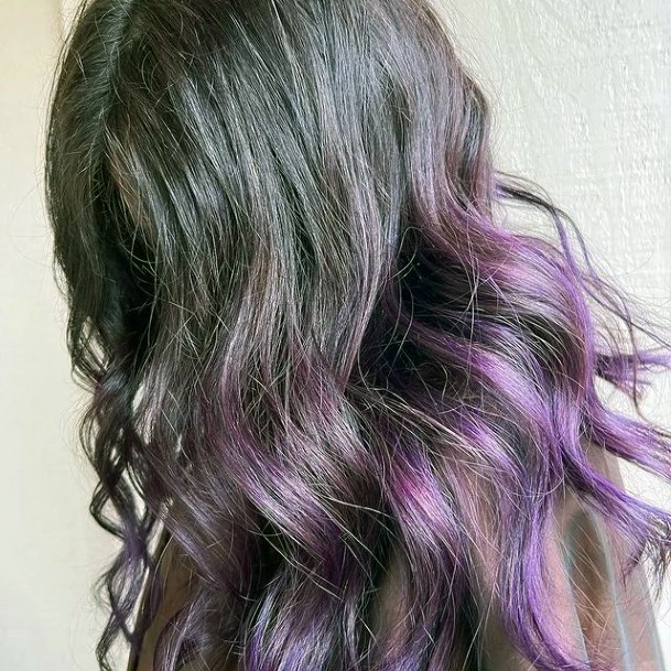 Purple Ombreic Womens Purple Ombre Hairstyles Ideas