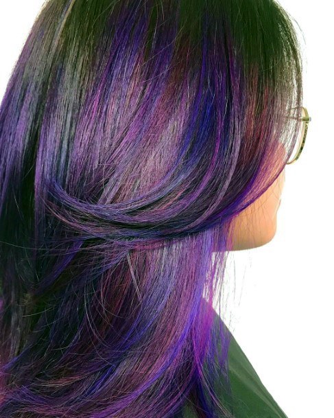 Purple Tinted Hot Hairstyles For Women