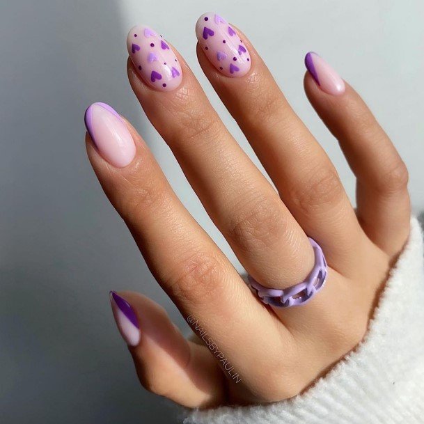 Purple Womens Nail Ideas