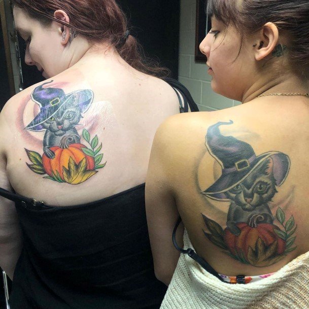 Queer Goblin Tattoo Womens Back For Best Friends