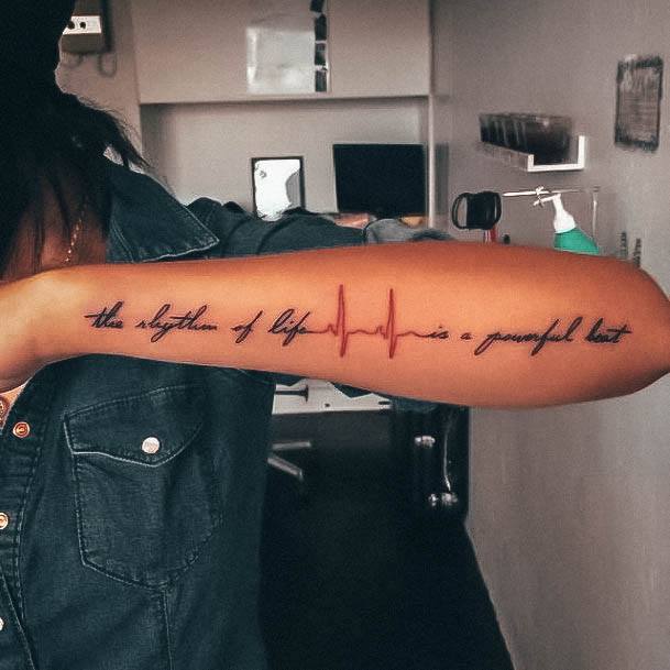 Quote Female Tattoo Designs