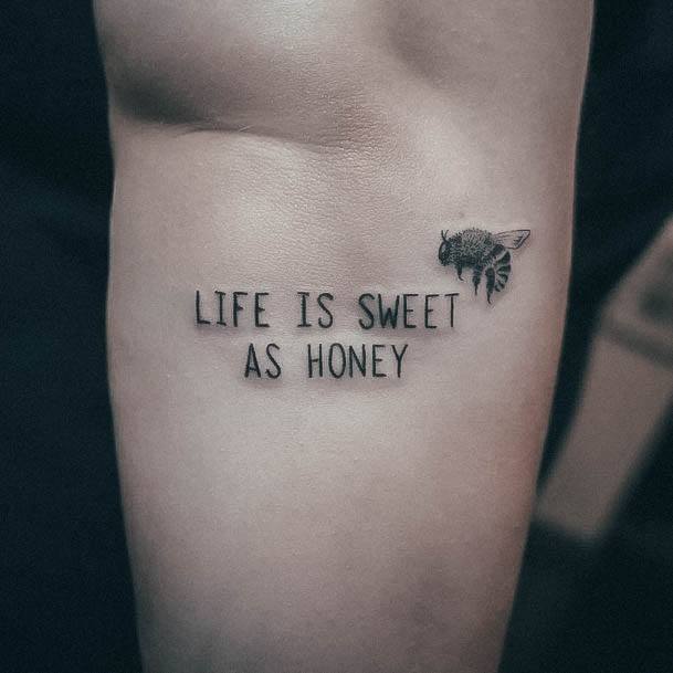 Quote Womens Tattoo Designs